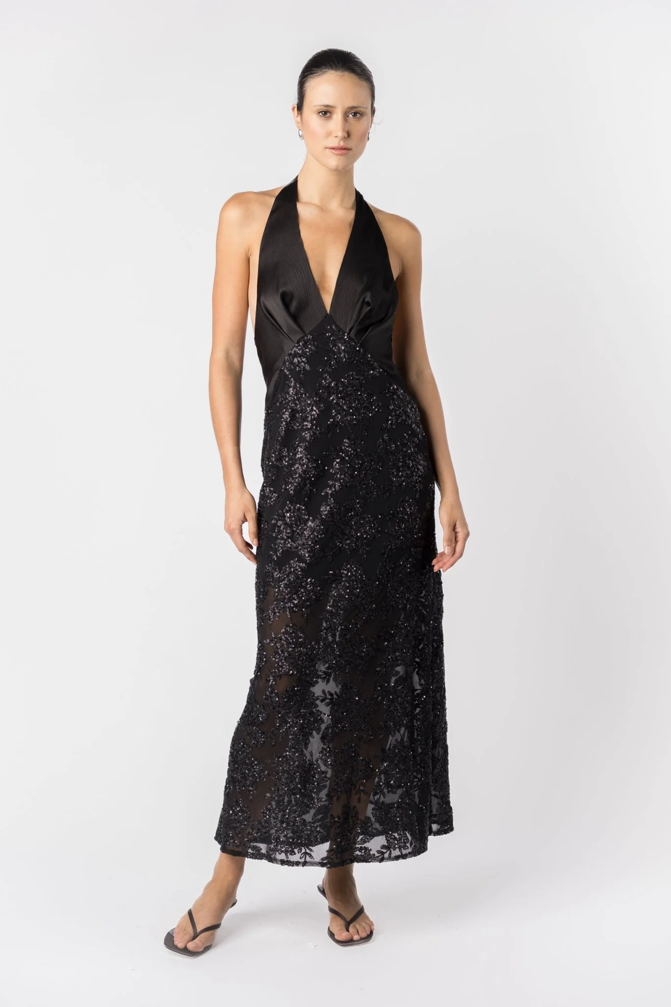 CLOE' DRESS - NOIR ÉCLAT - Image 4