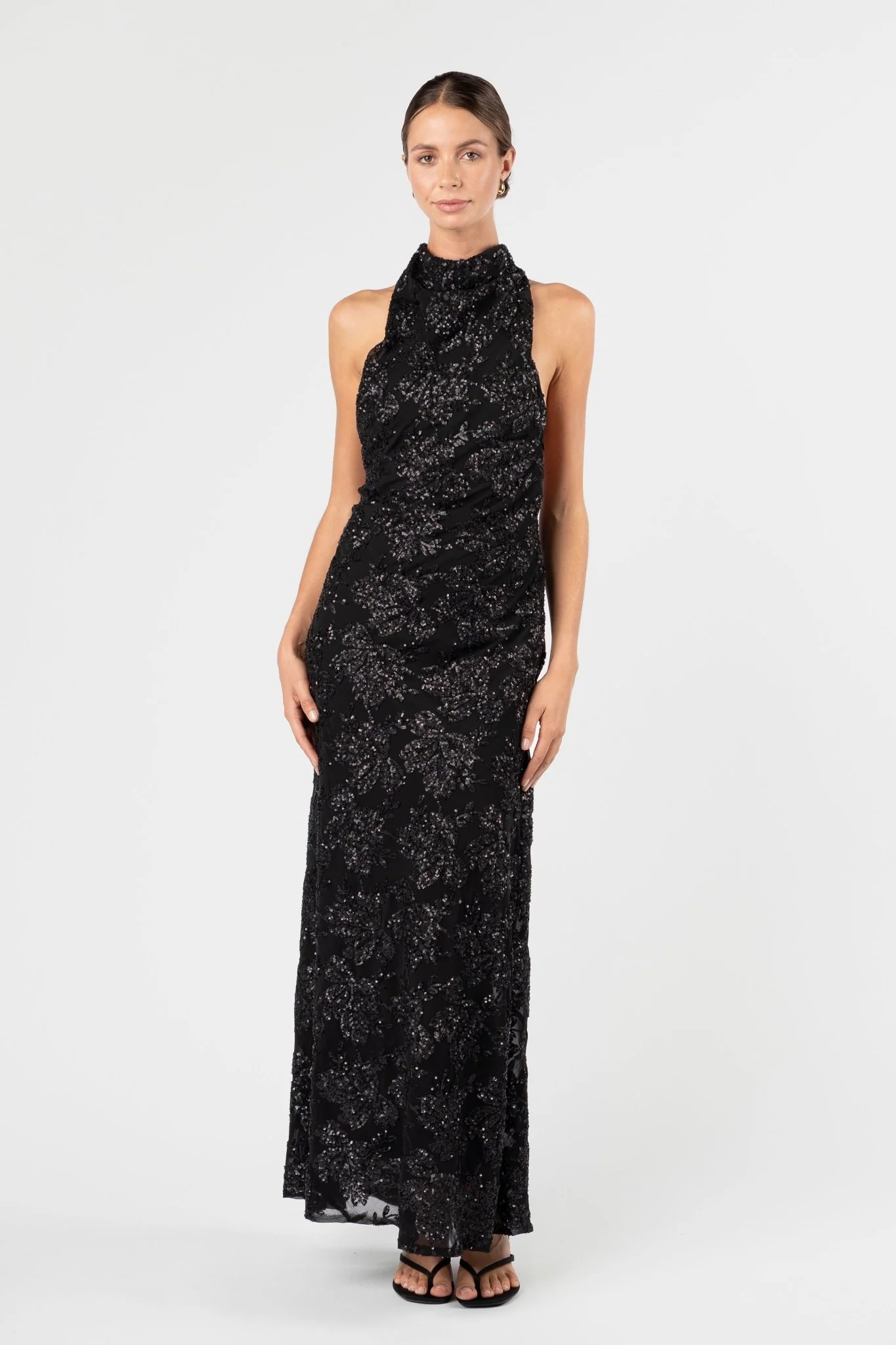 KRISTINA DRESS - NOIR ÉCLAT - Image 3