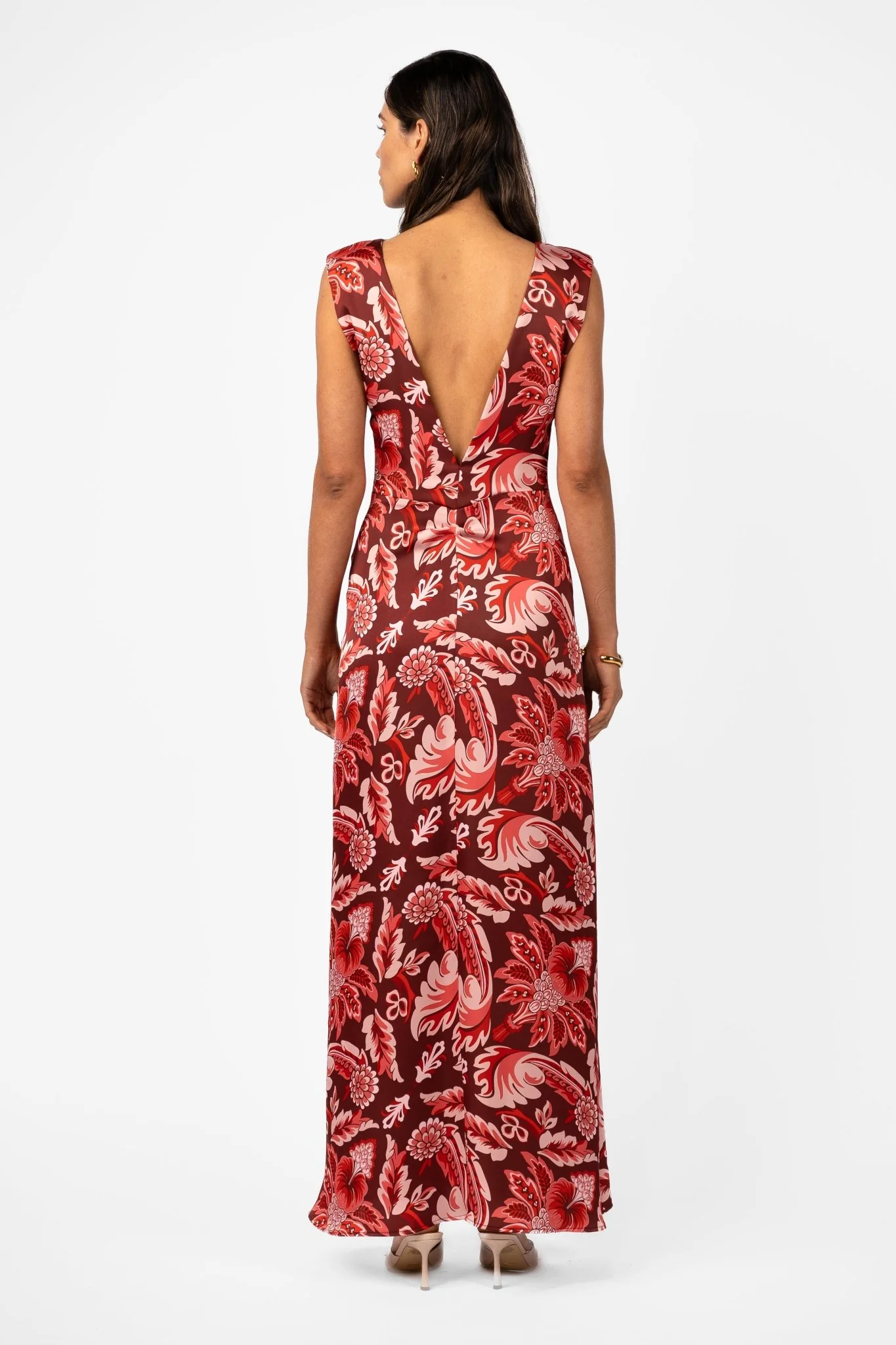 LITHIC MAXI – PORTA ROSA PRINTED SATIN - Image 6
